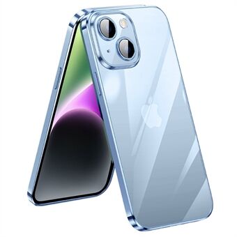 SULADA Shield Eye Series for iPhone 14 Electroplating Phone Case Clear PC Soft TPU All-Round Lens Protection Shockproof Cover