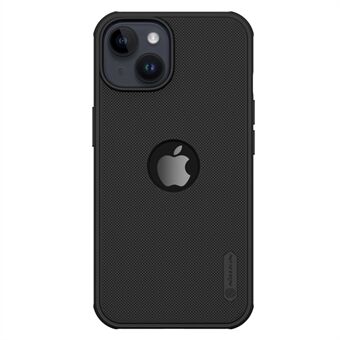 NILLKIN Super Frosted Shield Pro Hard PC Case for iPhone 14, Shockproof Matte Phone Cover (Hollow-out Design for Logo)