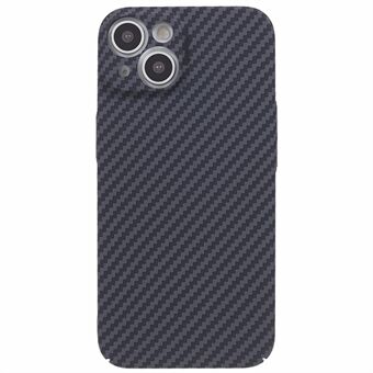 DFANS For iPhone 14 Carbon Fiber Texture Phone Case Hard PC Back Cover