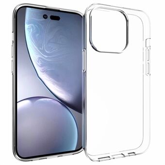 For iPhone 14 Pro 6.1 inch Light Thin Durable Inner Watermark-free Clear TPU Phone Case Soft Back Protector