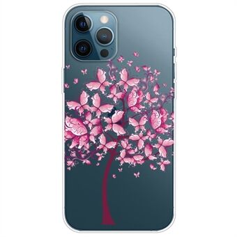 IMD Pattern Printing Phone Case for iPhone 14 Pro 6.1 inch, Anti-scratch Soft TPU Back Cover