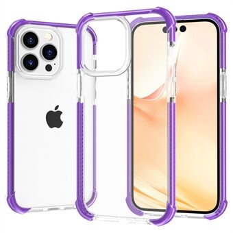 For iPhone 14 Pro 6.1 inch Acrylic Anti-fall Phone Case with Four Corners Protection Clear Shockproof Phone Cover