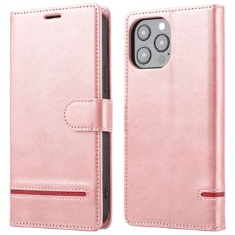 For iPhone 14 Pro 6.1 inch Splicing PU Leather + TPU Mobile Phone Case Stand Anti-scratch Flip Magnetic Shell with Wallet