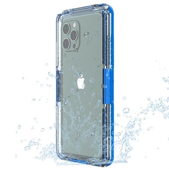 For iPhone 14 Pro 6.1 inch Underwater Phone Case Anti-Drop Protective Cover IP68 Water Resistant Case