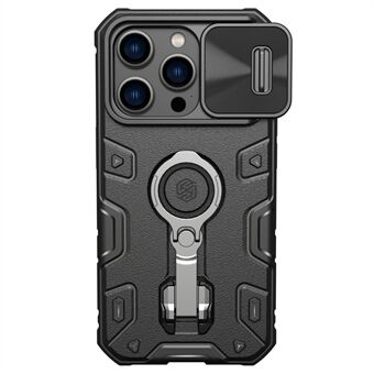 NILLKIN CamShield Armor Pro for iPhone 14 Pro Kickstand PC + TPU Phone Cover Slide Lens Protection Drop-proof Case