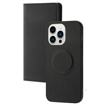 For iPhone 14 Pro Ultra-thin Detachable Leather Wallet Phone Case Shockproof Magnetic Clasp Cellphone Shell