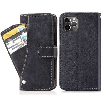 For iPhone 14 Pro Anti-scratch Phone Case Retro Texture PU Leather Rotating Card Slot Stand Wallet Phone Cover