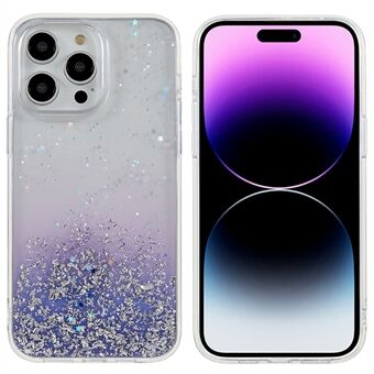 DFANS Starlight Shining Series for iPhone 14 Pro Glittery Decor Design Protective Case PC+TPU Anti-scratch Cover