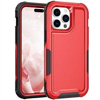 For iPhone 14 Pro Soft TPU Hard PC 3-in-1 Drop-Proof Shell Non-Slip Shockproof Protective Cover