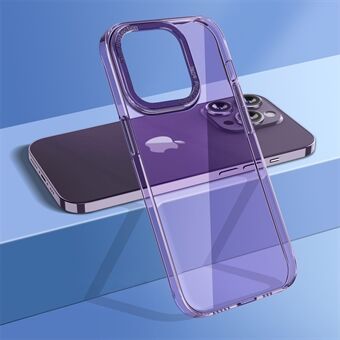 For iPhone 14 Pro Protective Shell, Crystal Clear Phone Cover Camera Protection Frame Hard PC Back Case