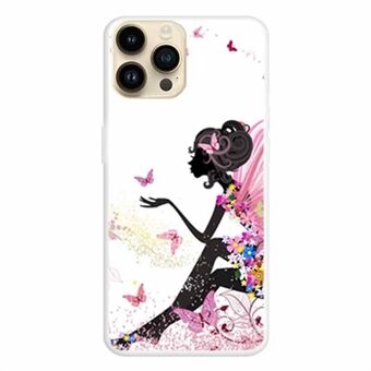 For iPhone 14 Pro Pattern Design Phone Case Soft TPU Anti-Scratch Protective Cover