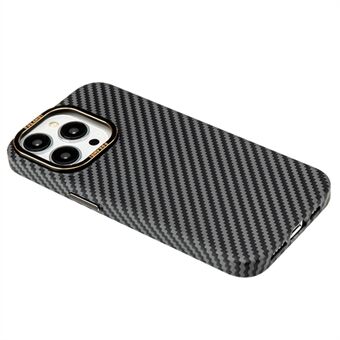 DGKAMEI For iPhone 14 Pro Carbon Fiber Texture Magnetic Phone Case Hard PC Anti-scratch Cover Compatible with Magsafe