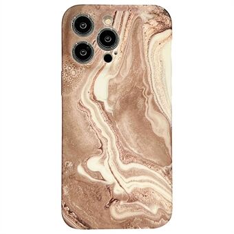 For iPhone 14 Pro IMD Marble Pattern Phone Cover Scratch Resistant Soft TPU Back Case