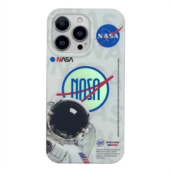 PC+TPU Cover for iPhone 14 Pro Astronaut Pattern Printing Compatible with MagSafe Phone Case