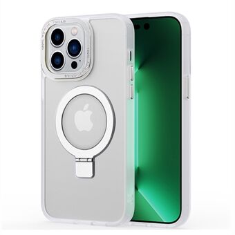 For iPhone 14 Pro Magnetic Case Kickstand TPU+PC Matte Phone Cover Compatible with MagSafe