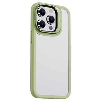 X-Level For iPhone 14 Pro PC+TPU Matte Phone Case Aluminium Alloy Invisible Kickstand Cover