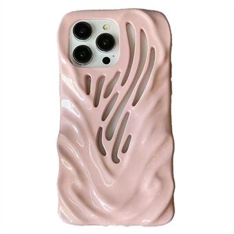 TPU Shell for iPhone 14 Pro , Candy Color Phone Case Hollow Out Shockproof Back Cover