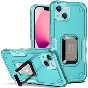 Adjustable Kickstand Phone Case for iPhone 14 Plus 6.7 inch, Hard PC Soft TPU Hybrid Protective Phone Shell