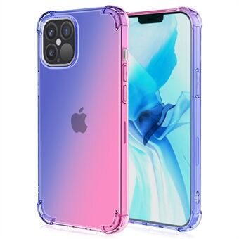 For iPhone 14 Plus 6.7 inch Phone Case, Gradient Design TPU Soft Edge Bumper with Reinforced Corners Protective Cover