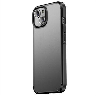 For iPhone 14 Plus Matte Series Shockproof Anti-Scratch Cover PC+TPU Phone Protective Case