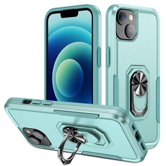 For iPhone 14 Plus Protective Case Shockproof Phone Case PC + TPU Anti-Fall Cover with Kickstand