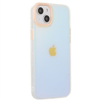 Protective Case for iPhone 14 Plus PC+TPU Laser Matte Phone Protector Anti-drop Shockproof Case