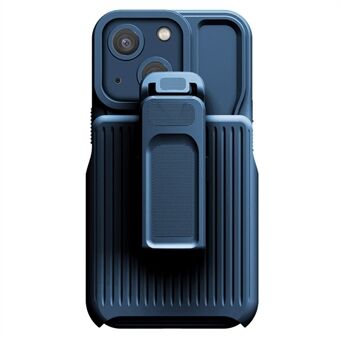 Explorer Series Detachable Back Clip Kickstand Phone Case for iPhone 14 Plus, Hard PC + TPU Shockproof Hybrid Cover