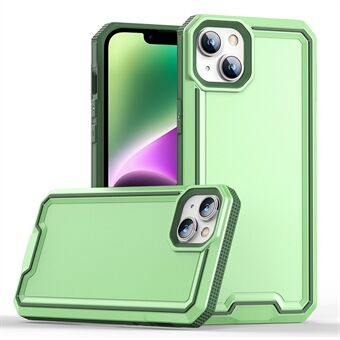 For iPhone 14 Plus Dual Color Shockproof Phone Case PC + TPU Drop-proof Protective Cover