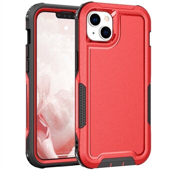 For iPhone 14 Plus Flexible TPU Hard PC Anti-Slip Phone Case Shock-Absorbing Scratch-Resistant Phone Protector