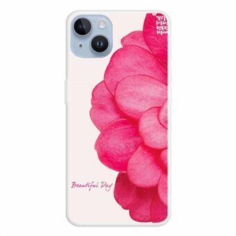 For iPhone 14 Plus Soft TPU Phone Case Pattern Printing Slim Lightweight Protective Cover