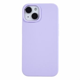 For iPhone 14 Plus Shockproof Phone Case with Soft Lining Liquid Silicone Slim Phone Cover