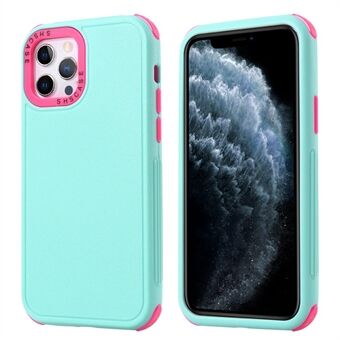 For iPhone 14 Pro Max 6.7 inch 3-in-1 Mobile Phone Back Case Anti-drop TPU + PC Hybrid Cover