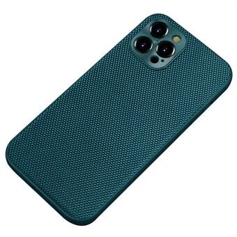 For iPhone 14 Pro Max Scratch Resistant Nylon Coated Flexible TPU Slim Phone Case Cellphone Protective Back Cover