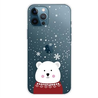 For iPhone 14 Pro Max Christmas Decor Design Phone Case Soft TPU Shockproof Pattern Printing Protective Cover