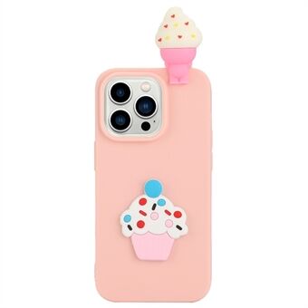 Phone Case for iPhone 14 Pro Max, Shockproof Phone Cover 3D Cartoon Figure Decorated TPU Protective Case