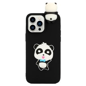 YX Series For iPhone 14 Pro Max TPU + Silicone Phone Back Case 3D Cartoon Design Protective Cover