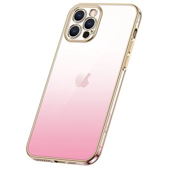 SULADA For iPhone 14 Pro Max Gradient Electroplated Flexible TPU Case Phone Anti-drop Anti-scratch Cover