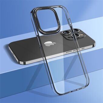 For iPhone 14 Pro Max Drop Proof Protective Shell, Crystal Clear Phone Cover Camera Protection Frame Hard PC Back Case