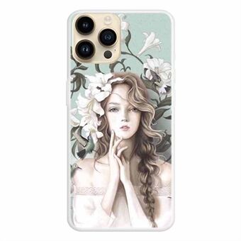 For iPhone 14 Pro Max Pattern Design Printing Phone Case Soft TPU Anti-Scratch Protective Cover