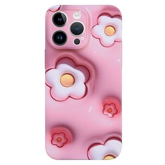 For iPhone 14 Pro Max Slim Case Cell Phone Protector 3D Effect Pattern Printing