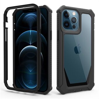 For iPhone 14 Pro Max Detachable 2-in-1 TPU + Acrylic Phone Case Reinforced Corner Shockproof Cover