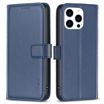 BINFEN COLOR BF17 For iPhone 14 Pro Max PU Leather Flip Wallet Case Folding Stand Phone Cover