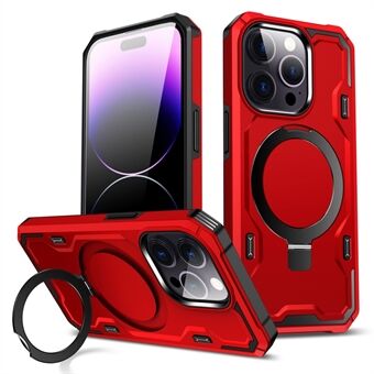 For iPhone 14 Pro Max Magnetic Phone Case Compatible with Magsafe TPU + PC Kickstand Cover