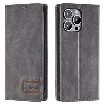 TTUDRCH Style 007 Wallet Case for iPhone 14 Pro Max PU Leather Stand Phone Cover with RFID Blocking