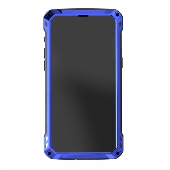 Aluminum Alloy+Silicone+PET Film Phone Case for iPhone 14 Pro Max Shockproof Cover with Lens Kickstand