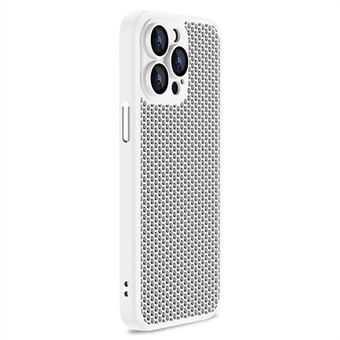 X-LEVEL For iPhone 14 Pro Max Heat Dissipation Phone Case PC Cover with Metal Glass Lens Protector