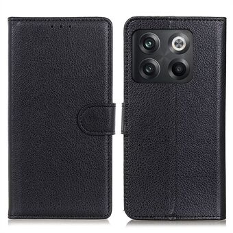 For OnePlus 10T 5G / Ace Pro 5G Litchi Texture Wallet Flip Case PU Leather  Stand Magnetic Closure Protective Cover