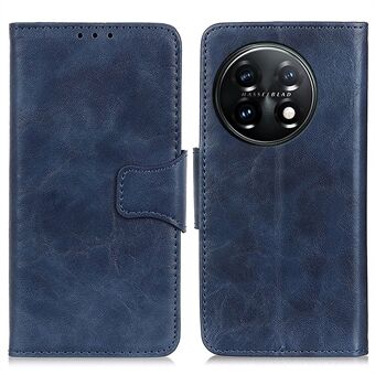 For OnePlus 11 5G Crazy Horse Texture Phone Case, Wallet Stand Split Leather Cell Phone Cover