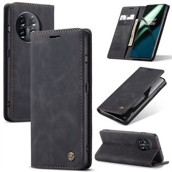 CASEME 013 Series Phone Shell for OnePlus 11 5G Magnetic Flip PU Leather Case Wallet Stand Cover