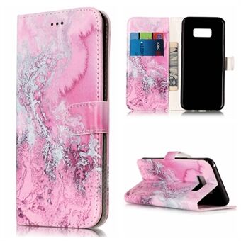 Patterned Leather Wallet Case for Samsung Galaxy S8 G950